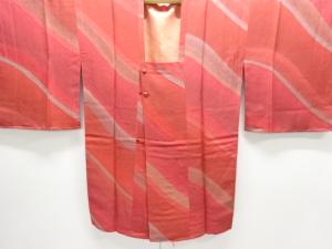 未使用品　斜め縞模様道行コート